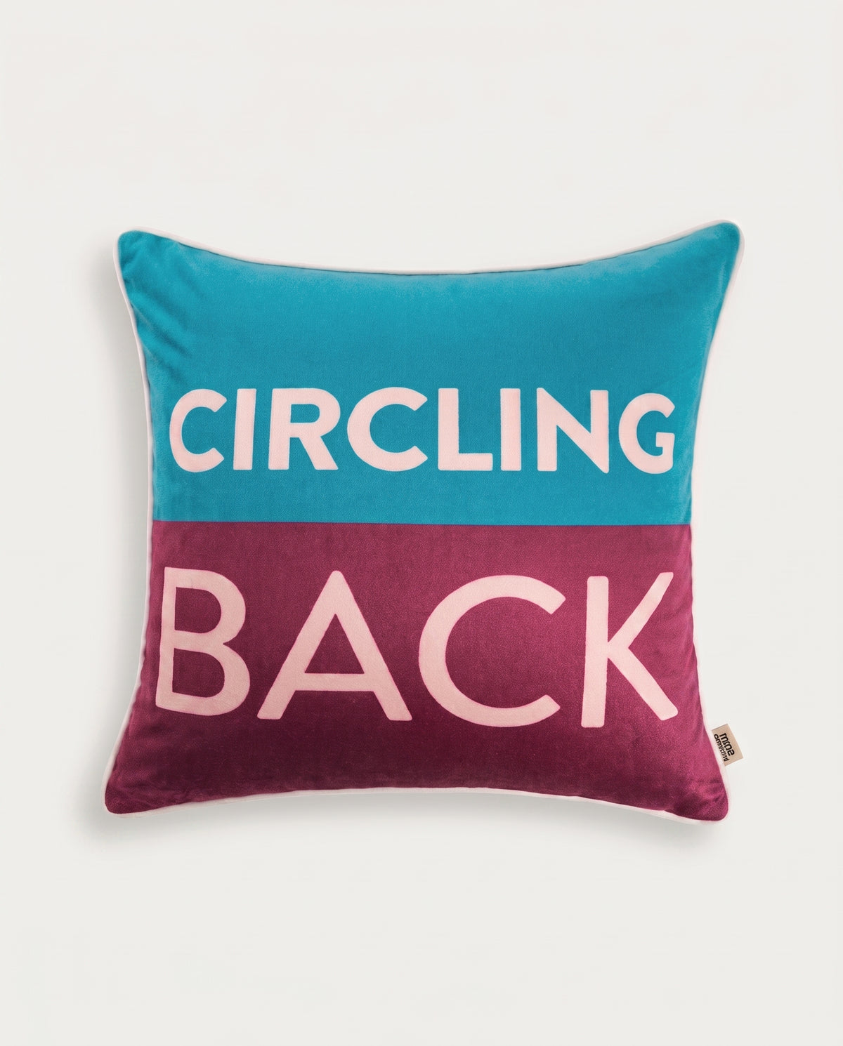 circling back pillow