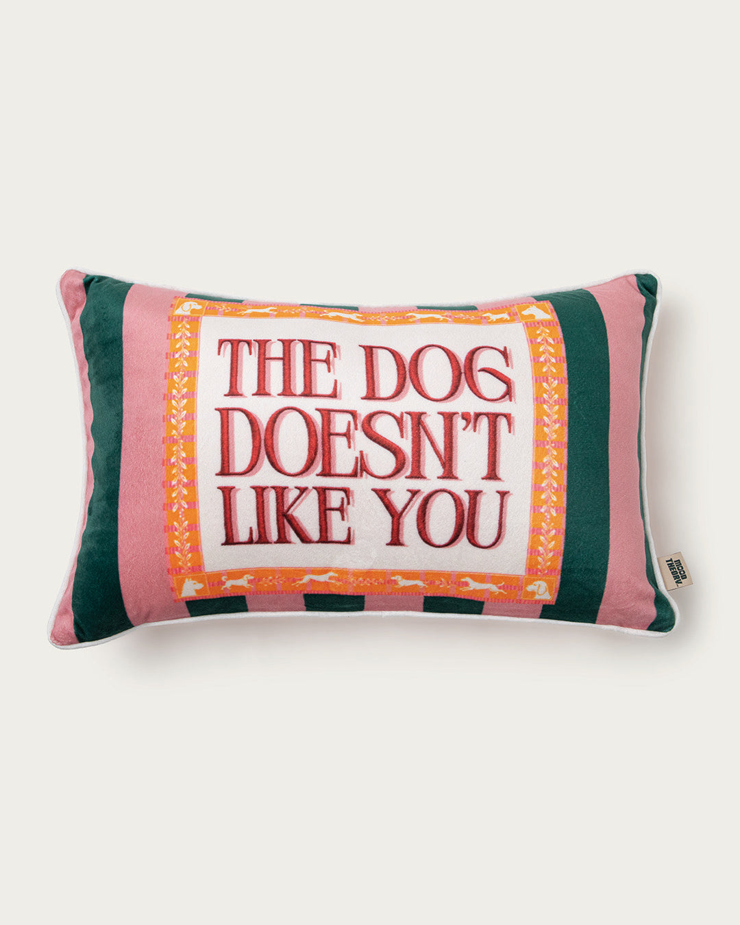 the dog doesn't like you pillow
